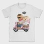 Teddy Hello Ride, Tricou Barbati (Unisex)
