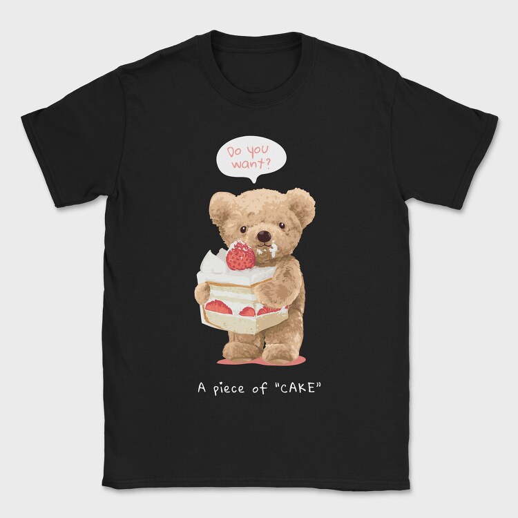 Teddy Cake Dream, Tricou Barbati (Unisex)