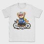 Teddy Bear Cyclist, Tricou Barbati (Unisex)
