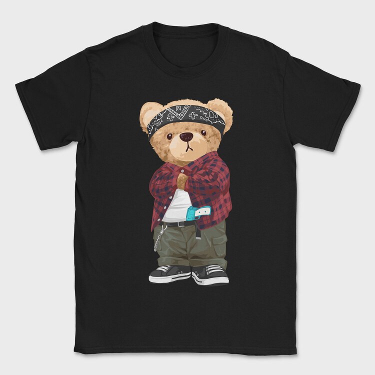 Teddy Bandana Style, Tricou Barbati (Unisex)