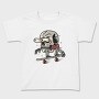 Skateboarding Skull 1, Tricou Copii