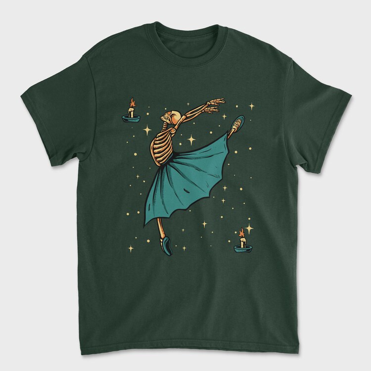 Skeleton Ballet Dancer, Tricou Barbati (Unisex)