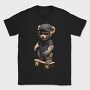 Skateboarding Bear, Tricou Barbati (Unisex)