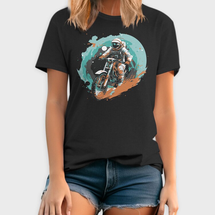 Astronaut Motorbike, Tricou Barbati (Unisex)
