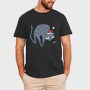 Christmas Angry Cat, Tricou Barbati (Unisex)