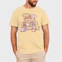 Ice Cream Food Truck Corgis, Tricou Barbati (Unisex)