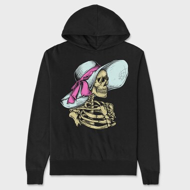 Skull Pirate Chic, Hanorac Oversize Barbati (Unisex)