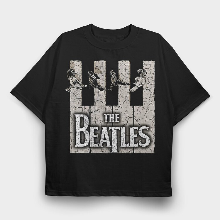 The Beatles 2, Tricou Oversize Barbati (Unisex)