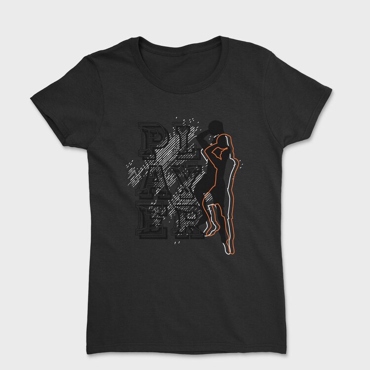 Player Silhouette, Tricou Femei