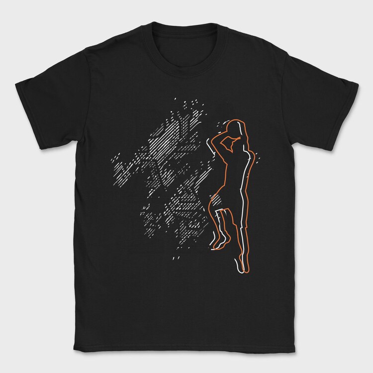 Player Silhouette, Tricou Barbati (Unisex)