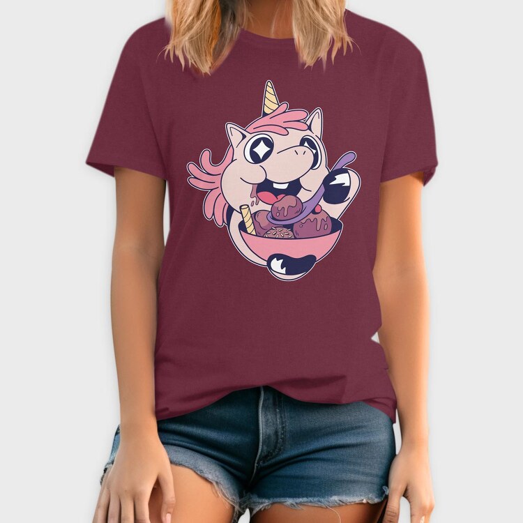 Unicorn Icecream, Tricou Barbati (Unisex)