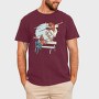Jesus Devil Skate, Tricou Barbati (Unisex)