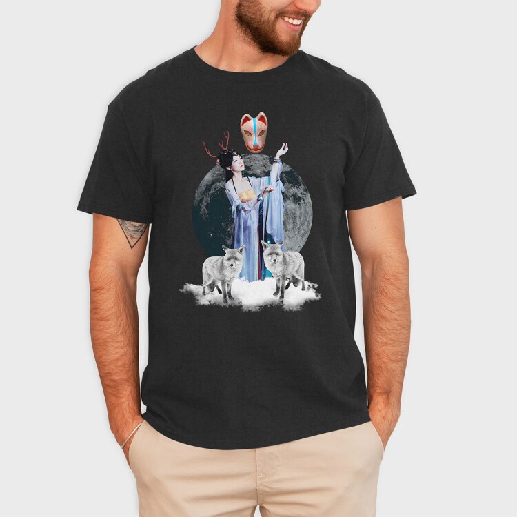 Tote Japan Kitsune, Tricou Barbati (Unisex)