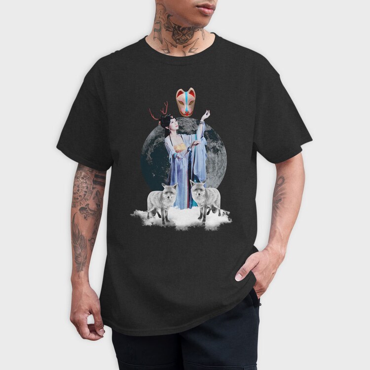 Tote Japan Kitsune, Tricou Barbati (Unisex)