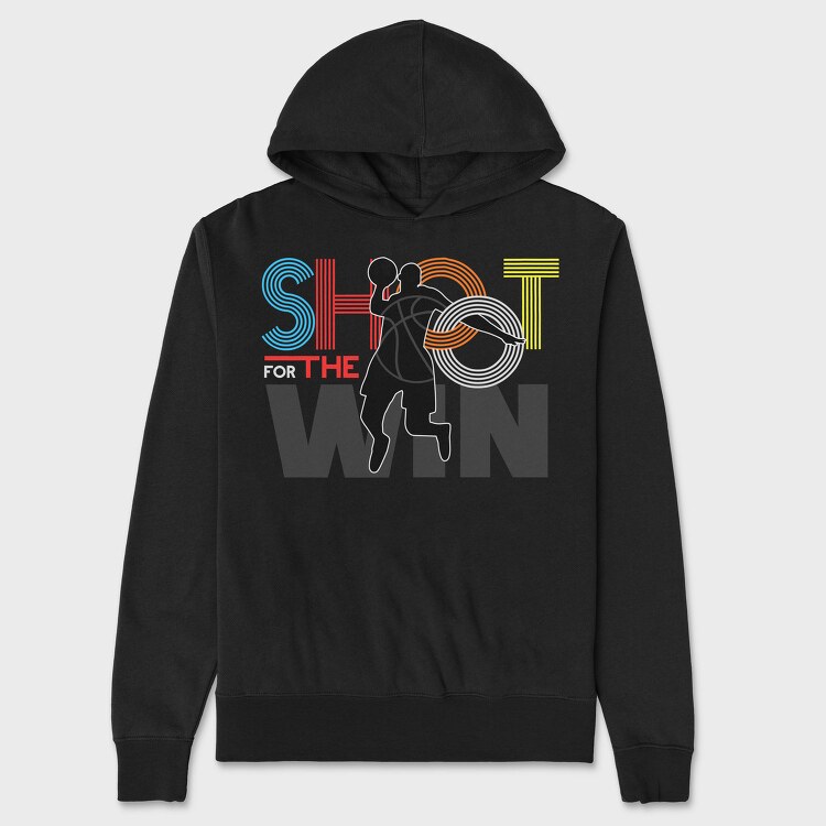 Shot For The Win, Hanorac Oversize Barbati (Unisex)