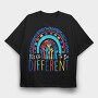 Puzzle Hands Different, Tricou Oversize Barbati (Unisex)
