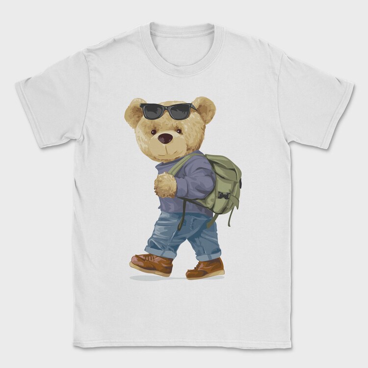 Teddy Trekker, Tricou Barbati (Unisex)