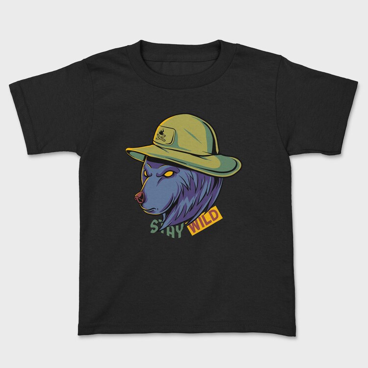 Stay Wild Bear, Tricou Copii