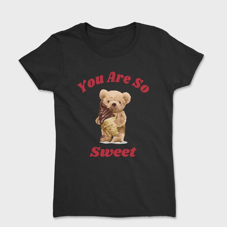 Teddy Ice Cream Sweet, Tricou Femei