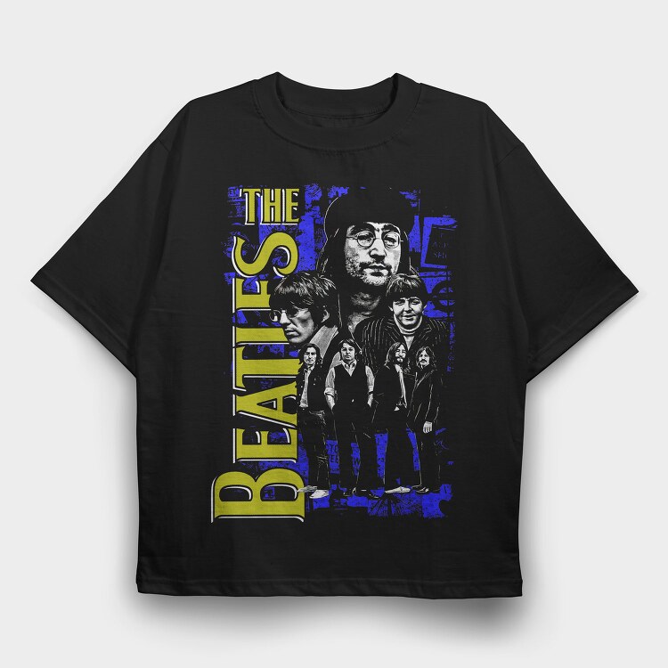 The Beatles 4, Tricou Oversize Barbati (Unisex)