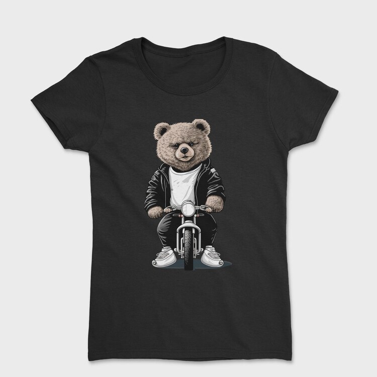 Biker Bear Ride, Tricou Femei