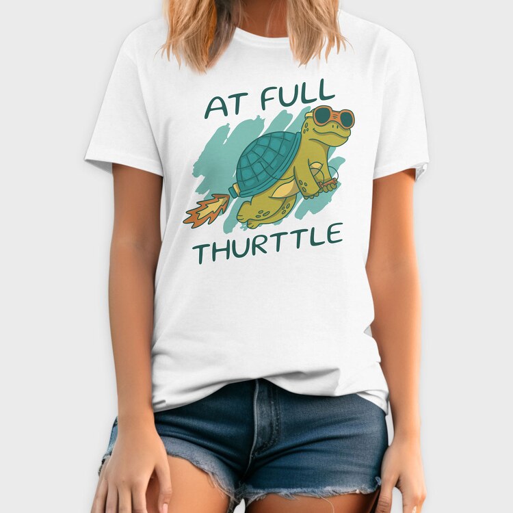At Full Thurttle, Tricou Barbati (Unisex)