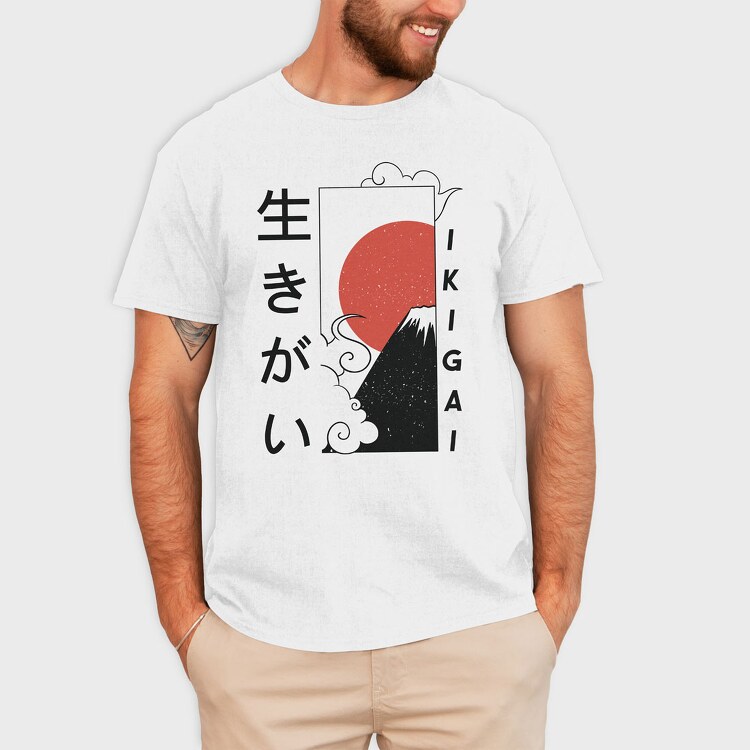 Ikigai, Tricou Barbati (Unisex)