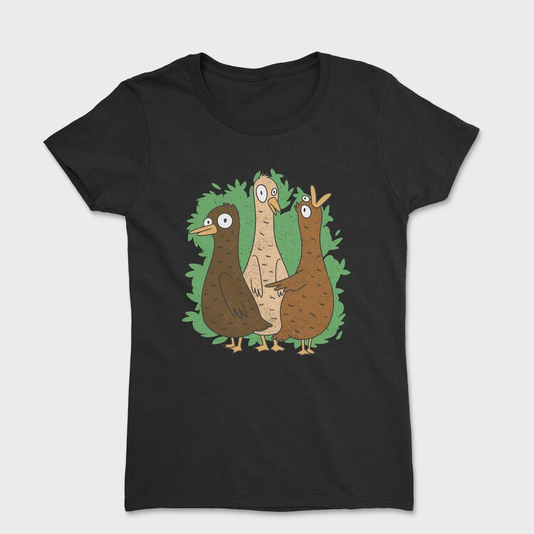 Cartoon Duck Crazy, Tricou Femei