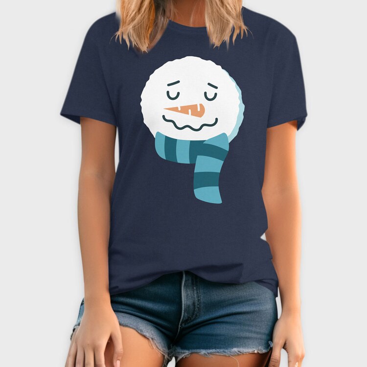 Christmas Snowman Faces 1, Tricou Barbati (Unisex)