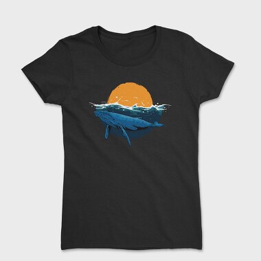 Whale Sunset, Tricou Femei