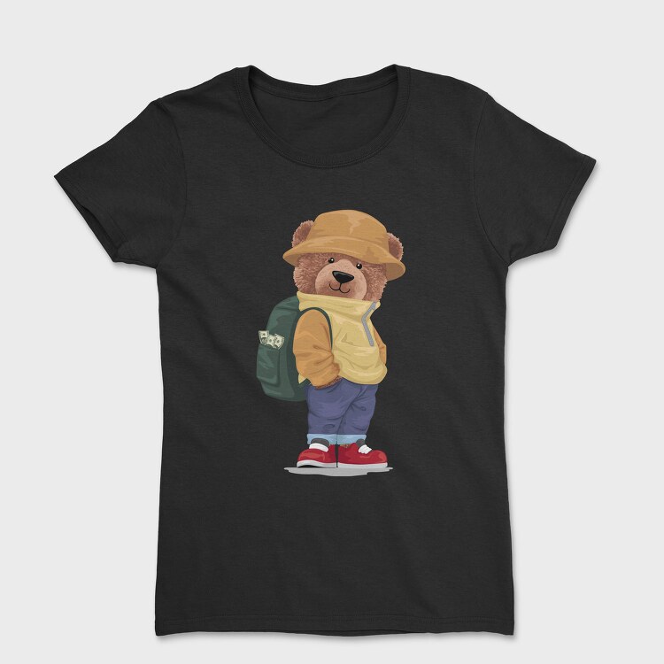 Bear Backpacker Cash, Tricou Femei