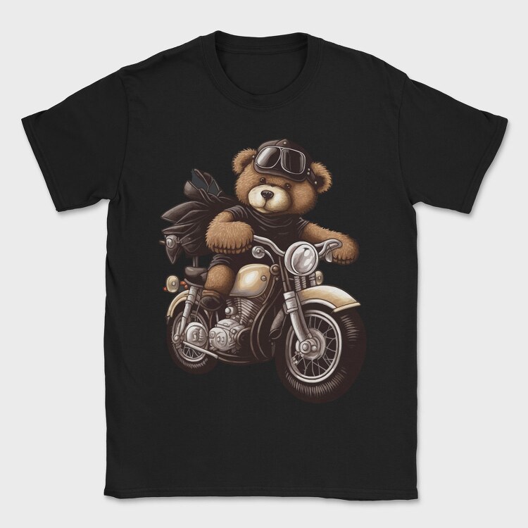 Teddy Rider 1, Tricou Barbati (Unisex)