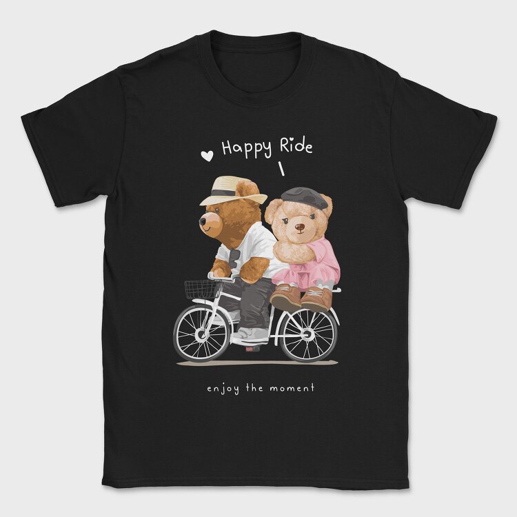 Teddy Bike Ride, Tricou Barbati (Unisex)