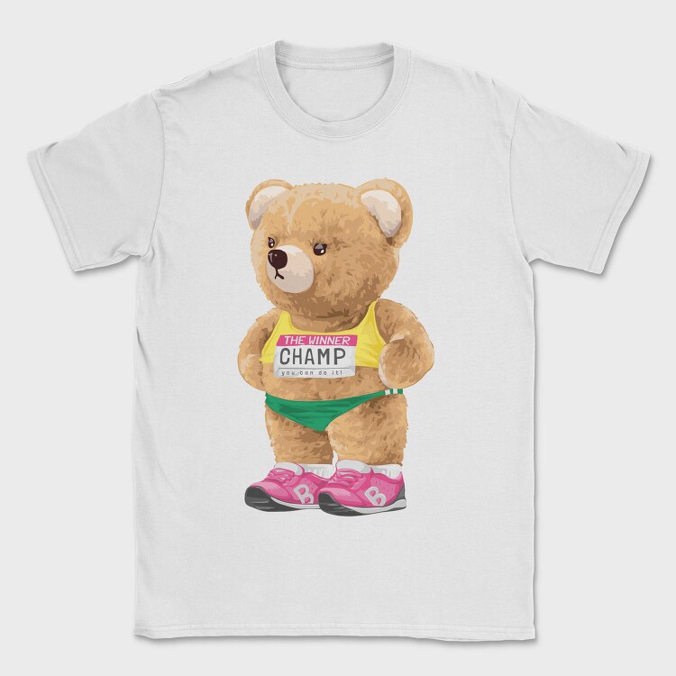 Teddy Champ Motivation, Tricou Barbati (Unisex)