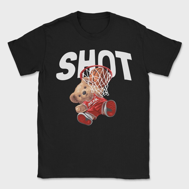 Teddy Bear Slam Dunk, Tricou Barbati (Unisex)