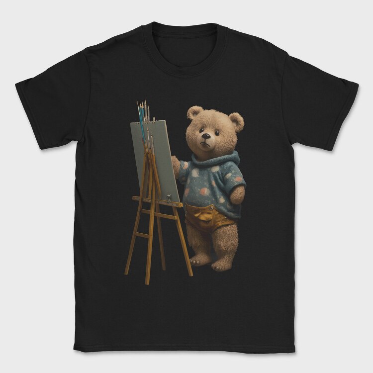 Teddy Bear Artist, Tricou Barbati (Unisex)