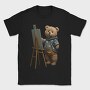 Teddy Bear Artist, Tricou Barbati (Unisex)