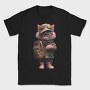 Cat Soldier, Tricou Barbati (Unisex)