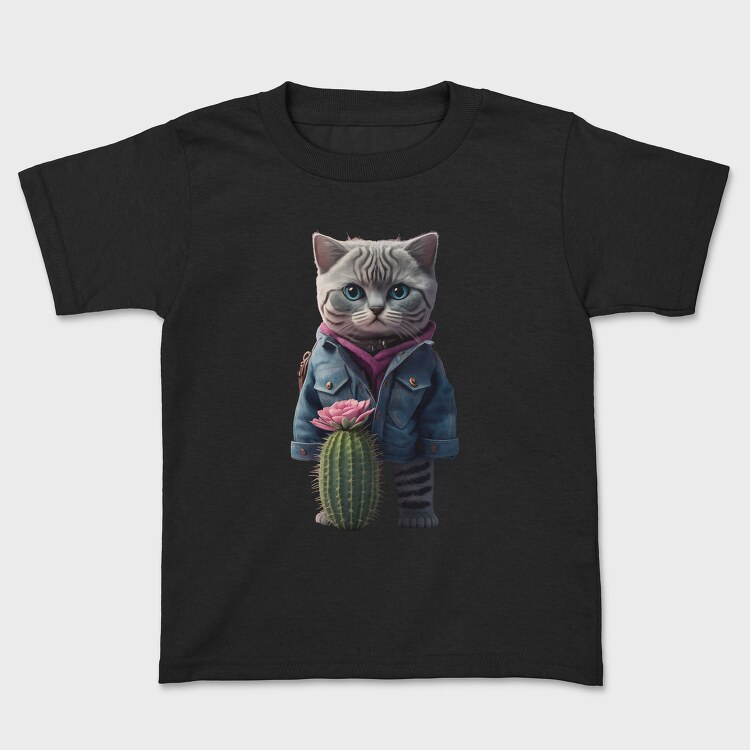 Cat Cactus Cool, Tricou Copii