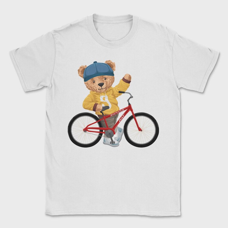 Bicycle Day Bear, Tricou Barbati (Unisex)