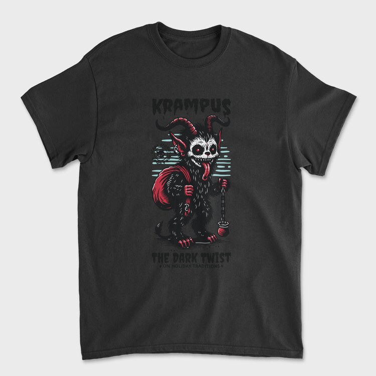 Trend the Dark Twist Krampus, Tricou Barbati (Unisex)