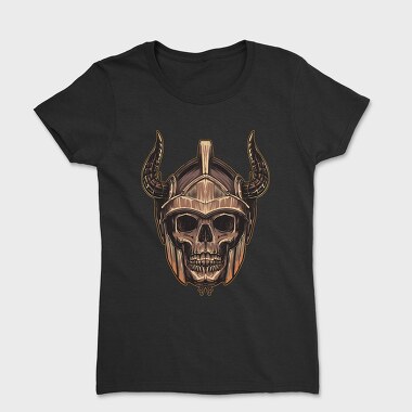 Viking Skull Horns 1, Tricou Femei