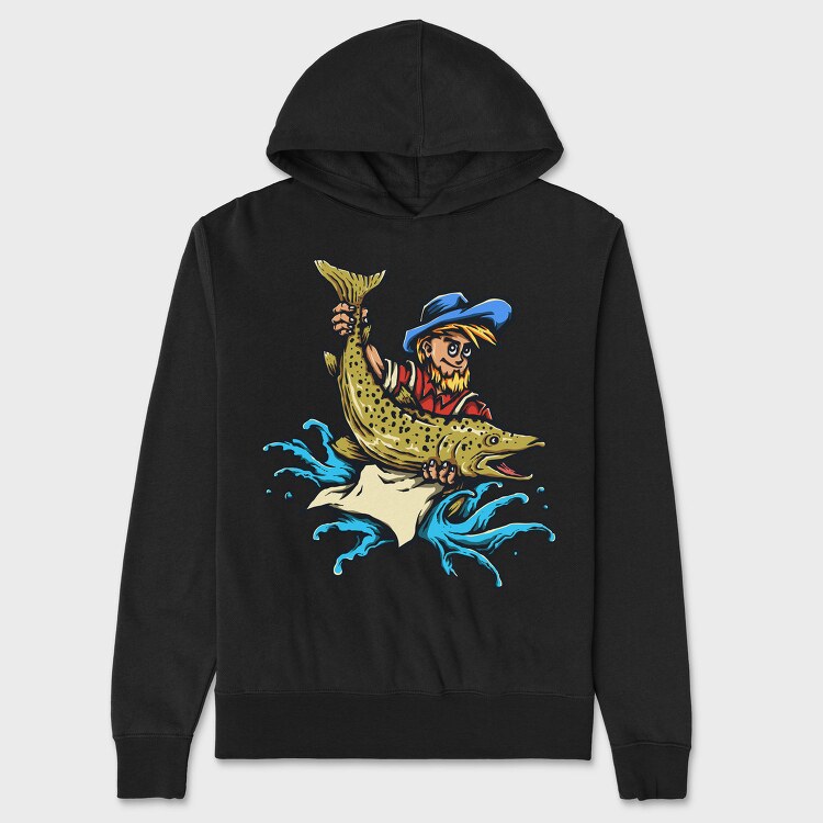 Fishermans Catch, Hanorac Oversize Barbati (Unisex)