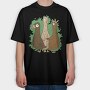 Cartoon Duck Crazy, Tricou Oversize Barbati (Unisex)