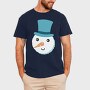 Christmas Snowman Faces 5, Tricou Barbati (Unisex)