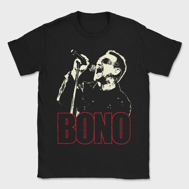 Bono Singin, Tricou Barbati (Unisex)