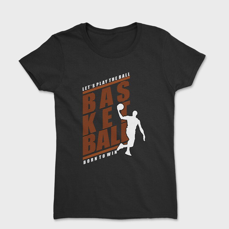 Orange Stripe Basketball, Tricou Femei