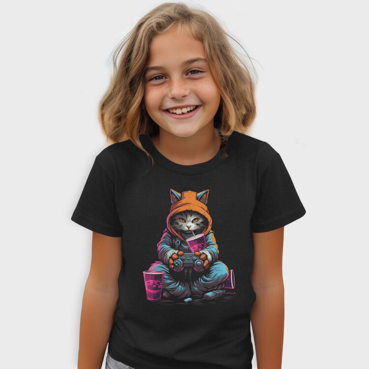 Gamer Cat, Tricou Copii