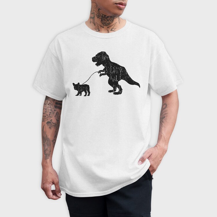 Trex Bulldog, Tricou Barbati (Unisex)