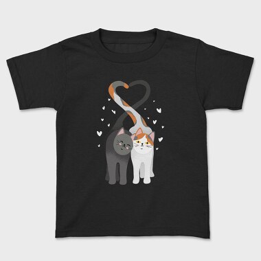 Cat Love Heart, Tricou Copii